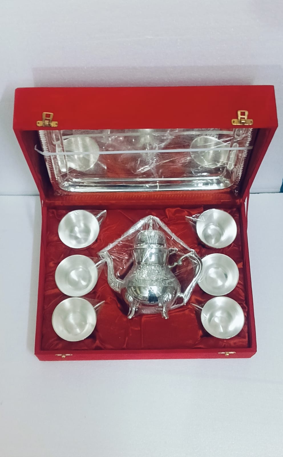 German Silver Teapot Set