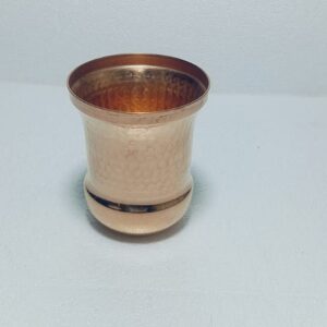 Copper Hammered Glass