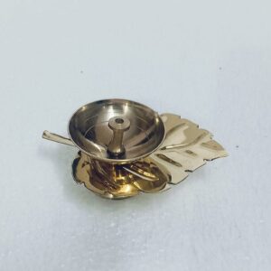Brass Leaf Diya