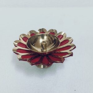 Metal Lotus Diya