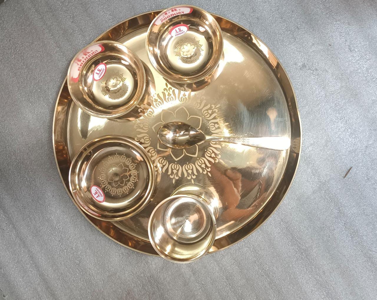 Brass Pooja Thali