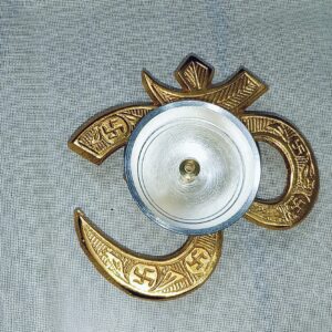 OM Metal Diya
