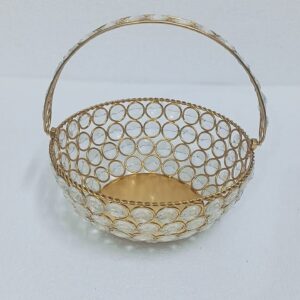 Crystal Flower Basket